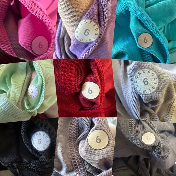 Lululemon Huge Bundle Lot Of 9 Sleeveless Work Out Tank Tops Womens Size 6 *Flaw - Picture 16 of 16